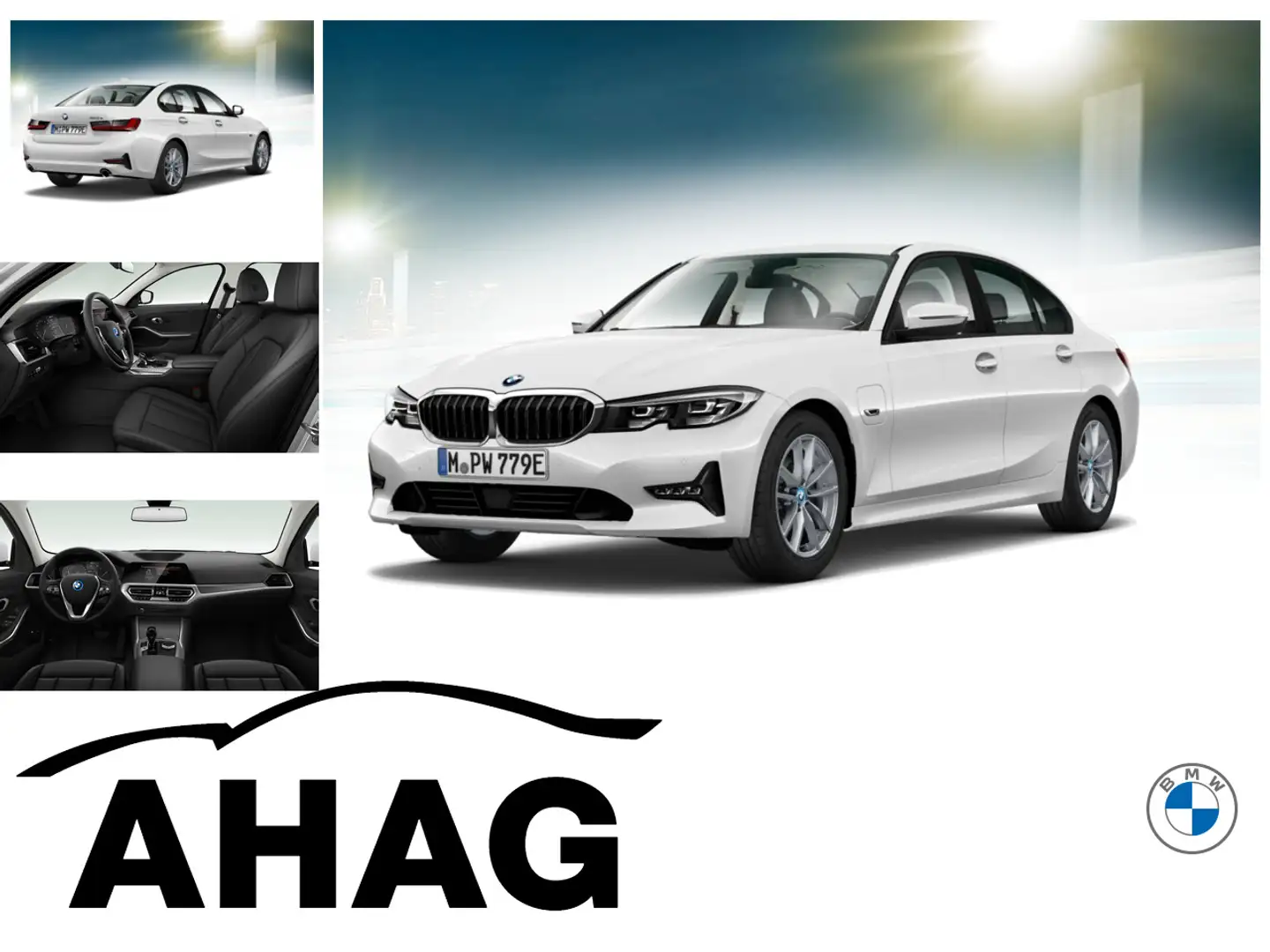 BMW 330 e Advantage Automatik Aut. Klimaaut. PDC HIFI Weiß - 1