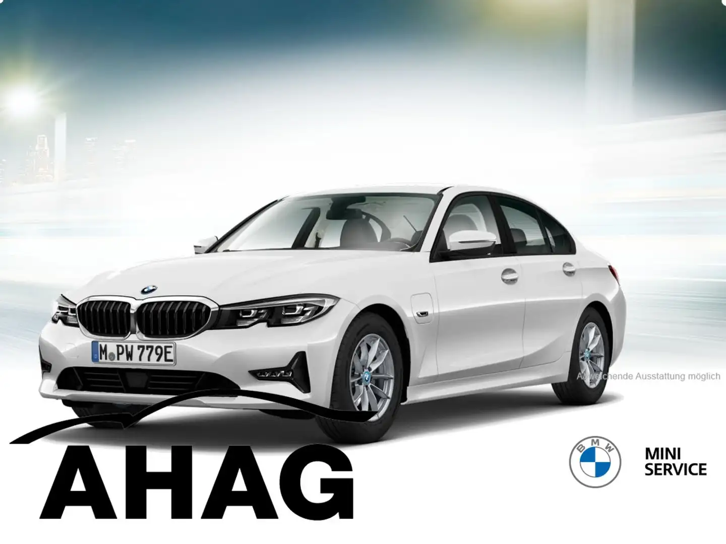 BMW 330 e Advantage Automatik Aut. Klimaaut. PDC HIFI Weiß - 2