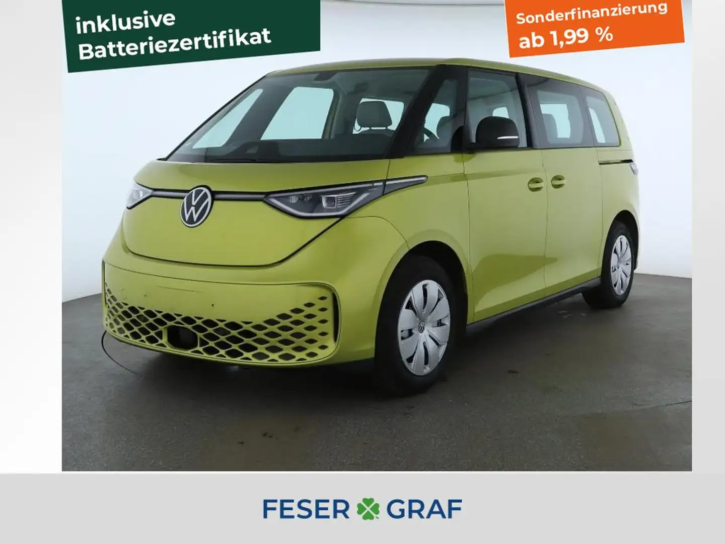 Volkswagen ID. Buzz SH WäPu IQ.Light AHK Nav Gelb - 1