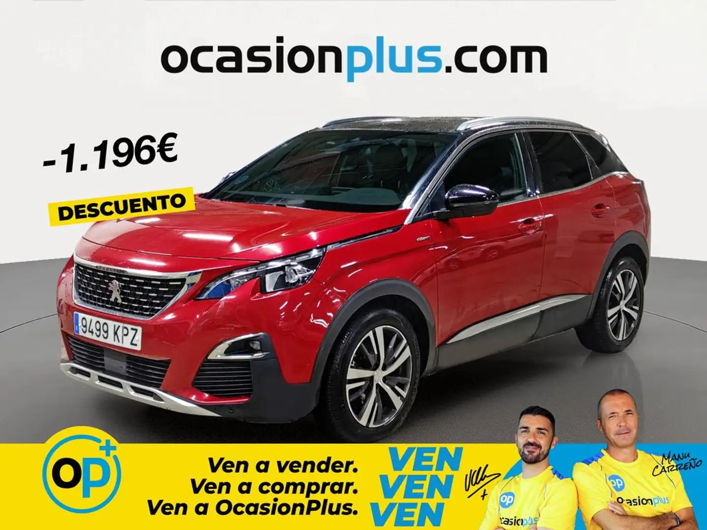 Peugeot 3008 2.0BlueHDi GT LineS&S EAT8 180 Rojo - 1