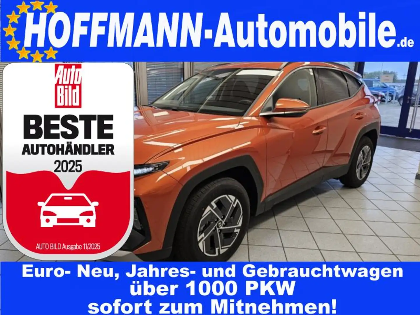 Hyundai TUCSON Klimaaut.,Bi-LED-Scheinw,Navi,Kamera,SHZ Orange - 1