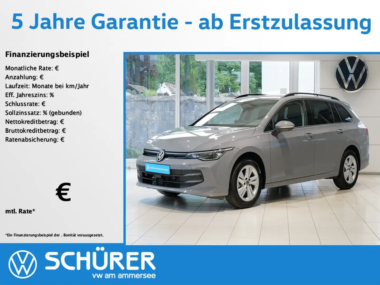 Volkswagen Golf VIII Variant 1.5 eTSI DSG Life HuD Keyless LedPLUS Grijs - 1