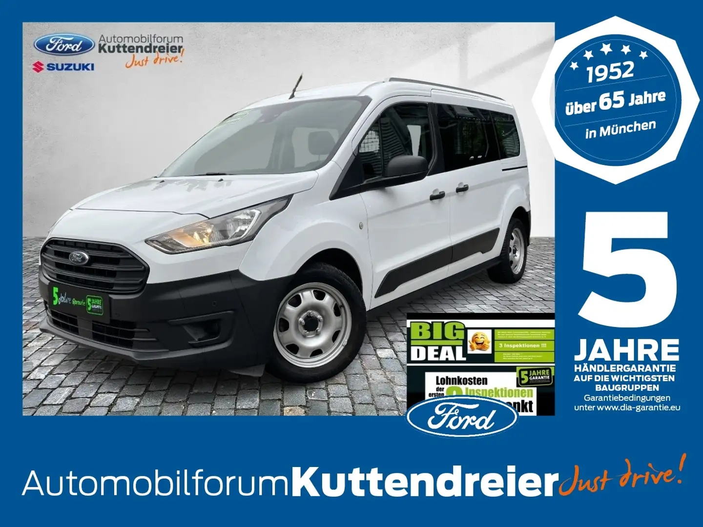 Ford Transit Connect Kombi lang Neuer Motor 0 KM !!!! Weiß - 1