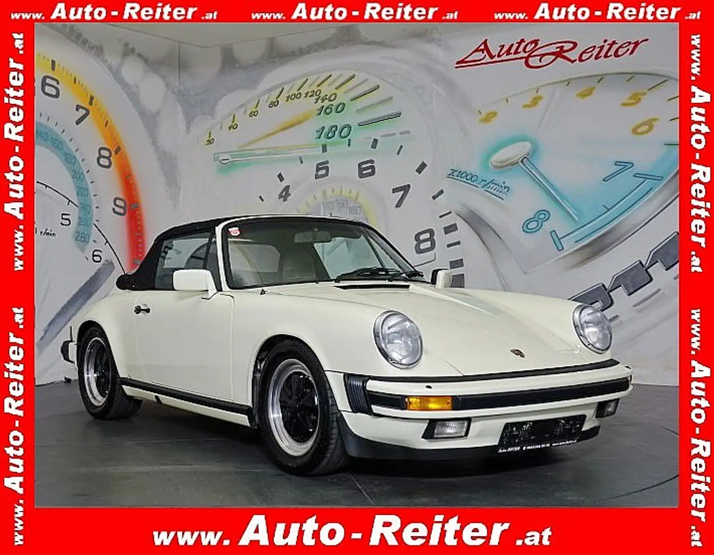Porsche 911 3.2 Carrera Cabrio !Super Geldanlage! Weiß - 1