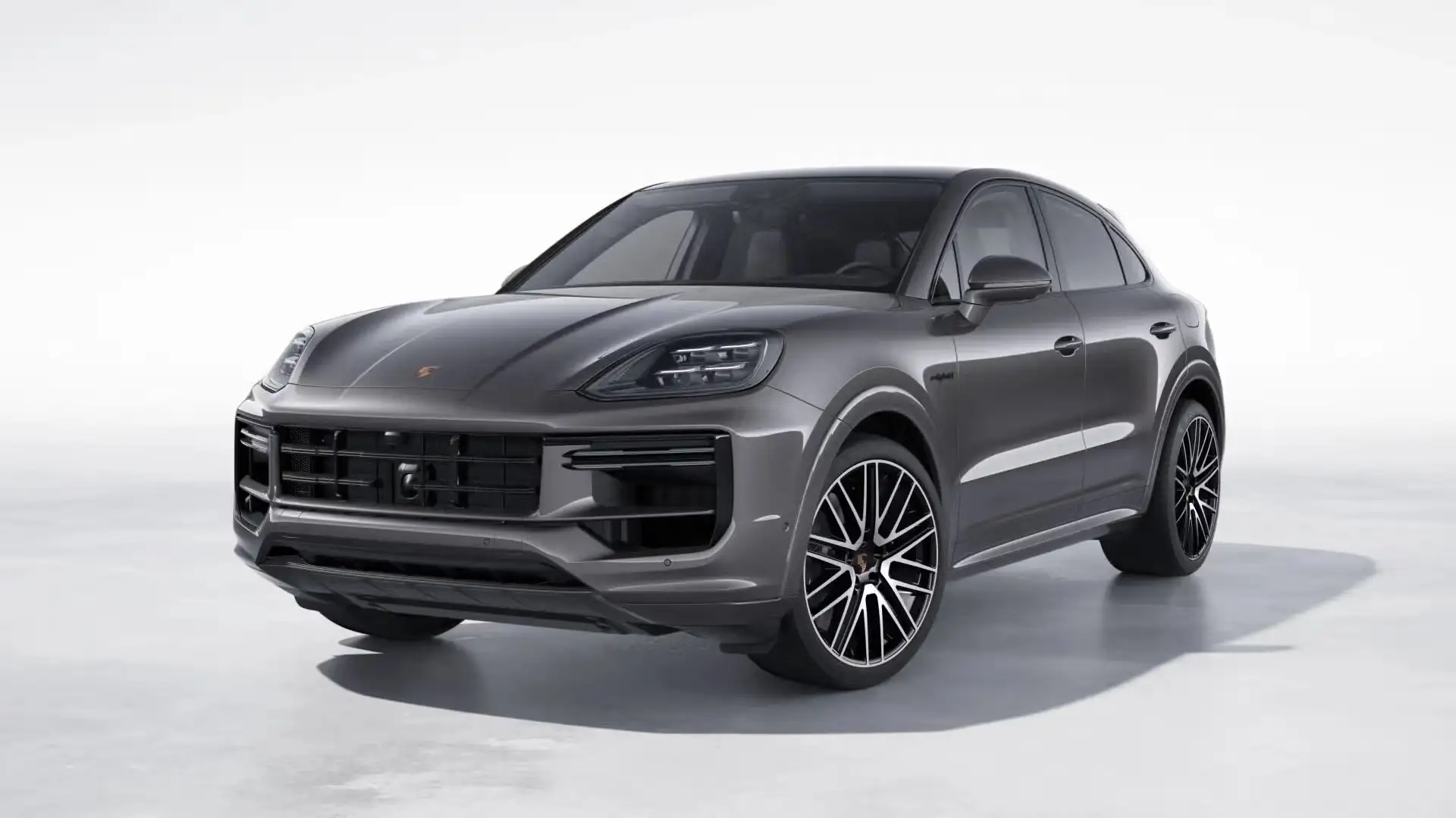 Porsche Cayenne Turbo E-Hybrid Coupé Gris - 1