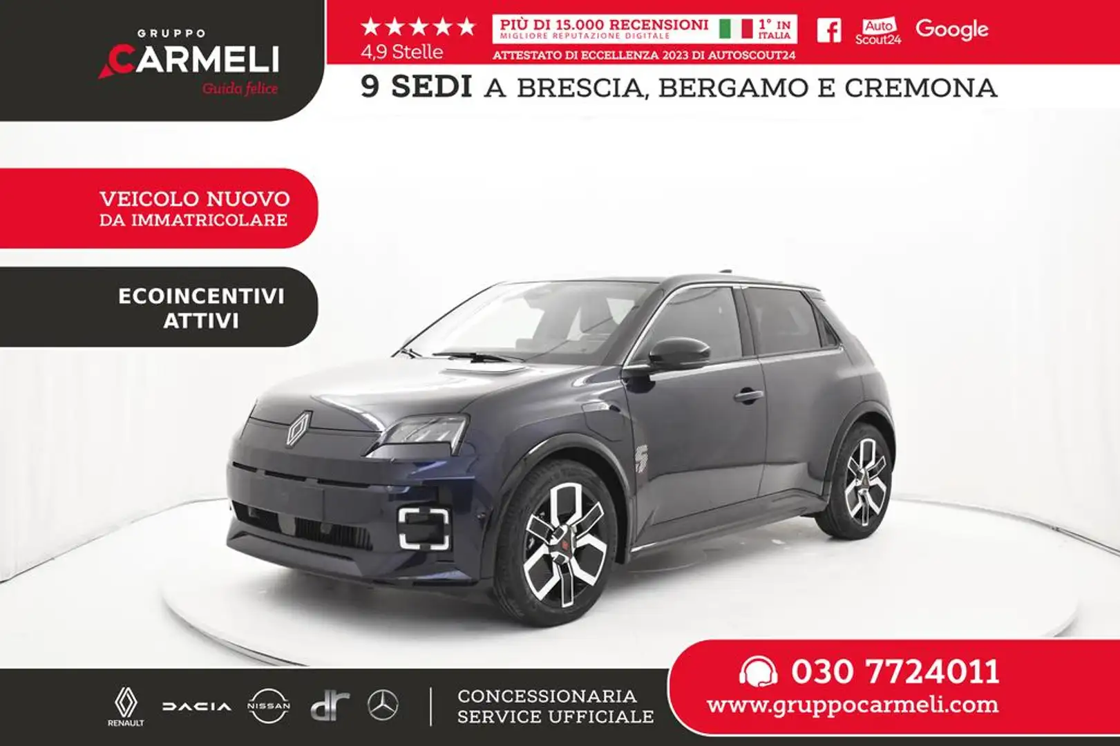 Renault R 5 enault Iconic Cinq comfort range 150cv Blu/Azzurro - 1
