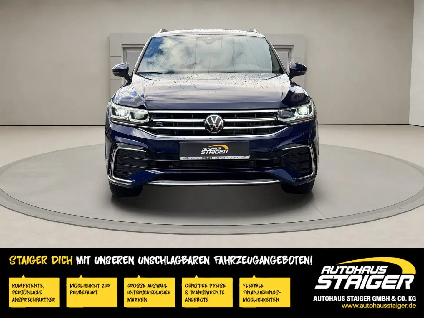 Volkswagen Tiguan Allspace 1.5TSI R-Line+Sofort Verfügbar+ Bleu - 2