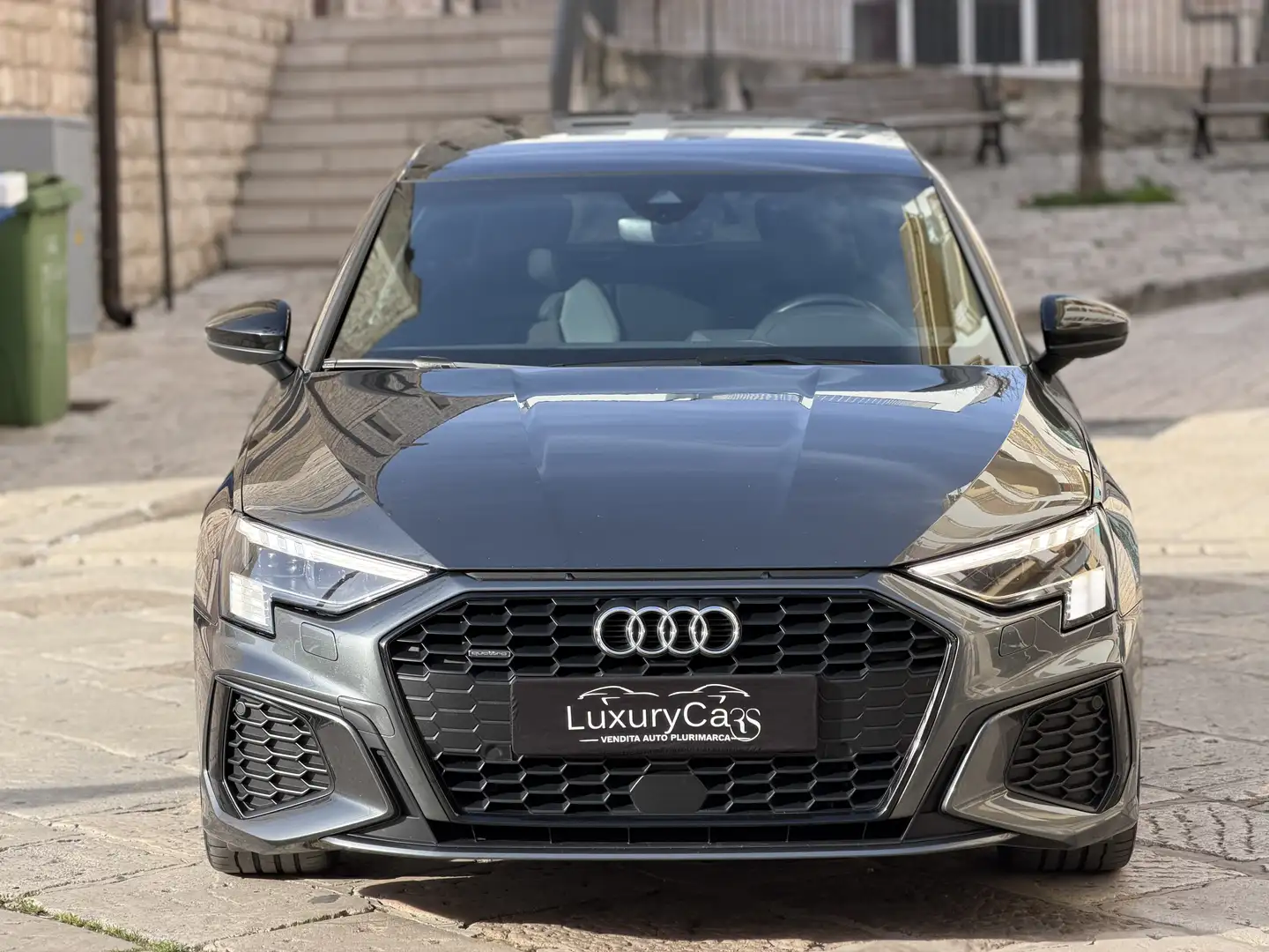 Audi A3 SPB 40 TDI 2.0 200CV quattro S tronic S line TETTO Grigio - 2