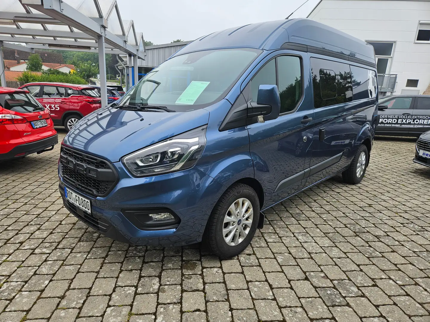 Ford Tourneo Custom L2H2 Smarttourer wie Nugget Plus Blu/Azzurro - 1