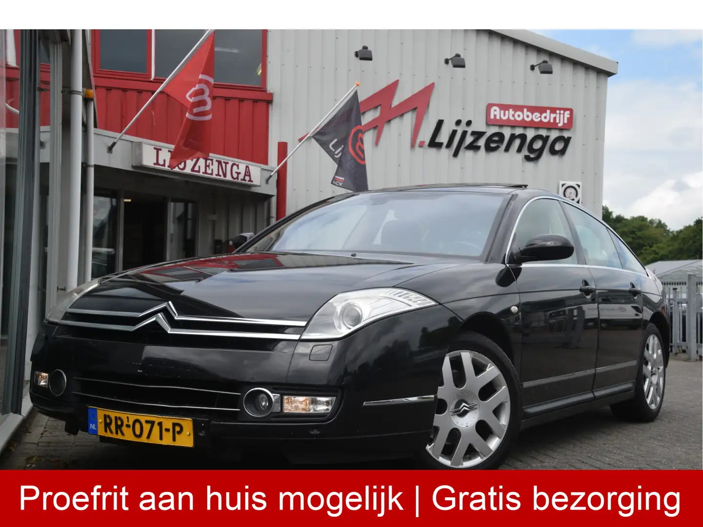 Citroen C6 2.7 HdiF V6 Exclusive Navi | Leer | Hydraulisch | Noir - 1