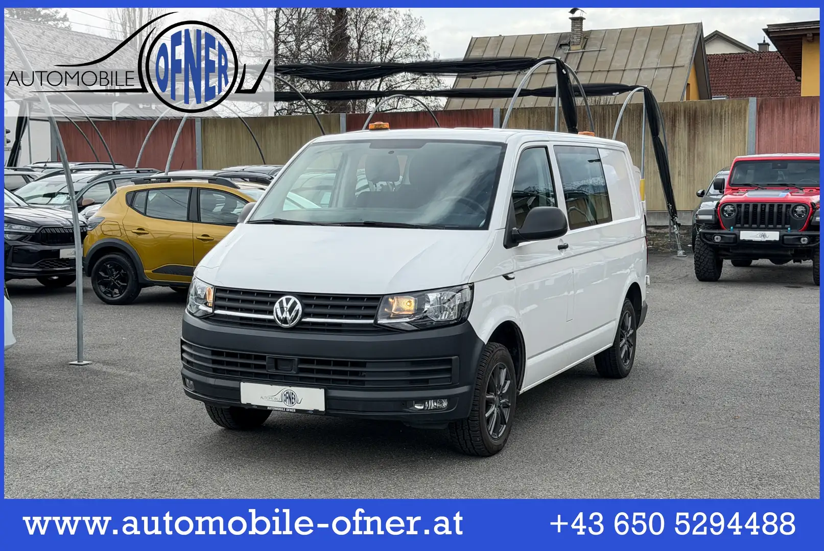 Volkswagen T6 Transporter BusinessVan KR 2,0 TDI BMT AHK PDC Standheizung Weiß - 1