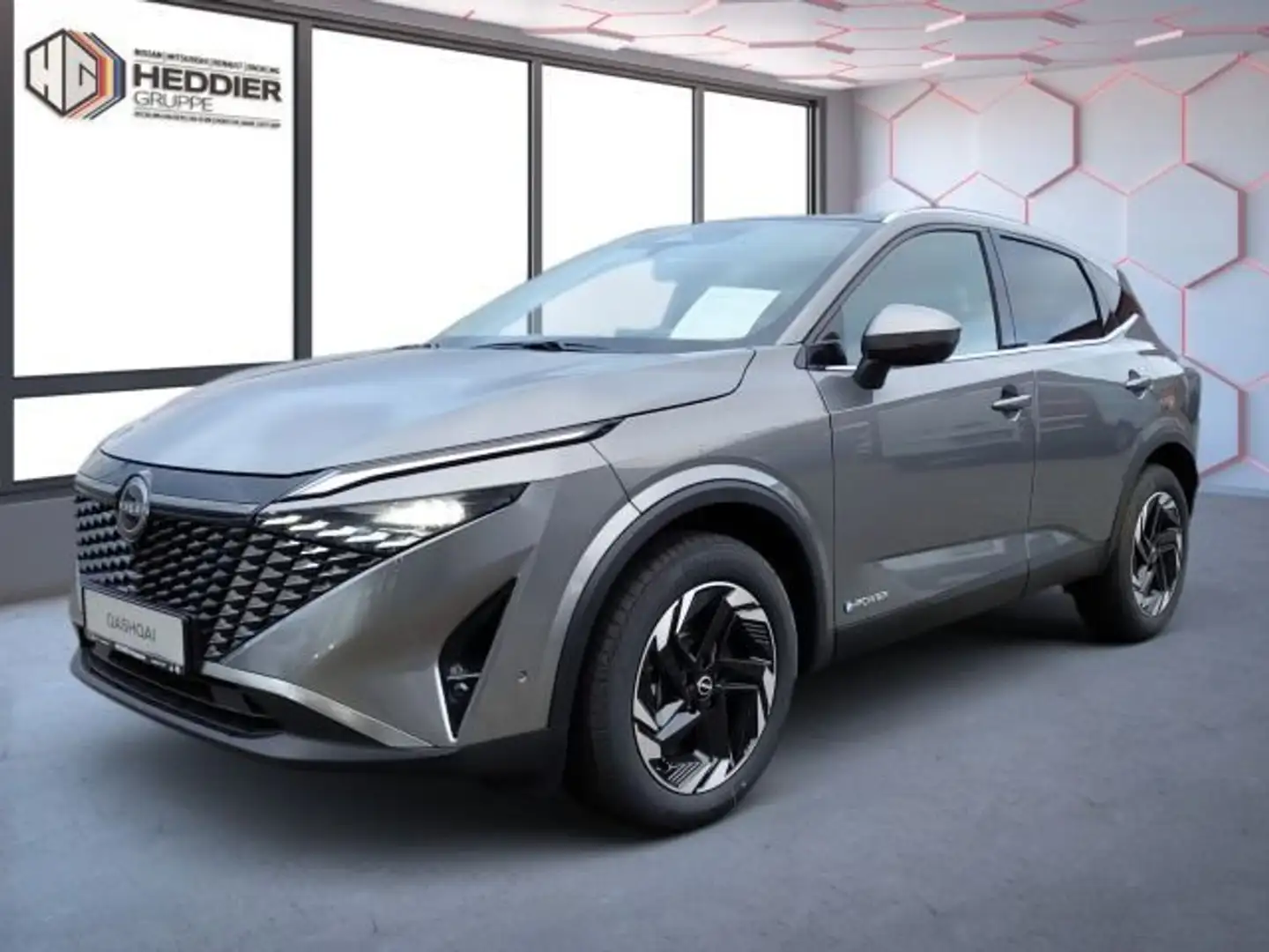 Nissan Qashqai N-Connecta e-Power*NAVI*KAMERA*SHZ*LHZ Grijs - 1