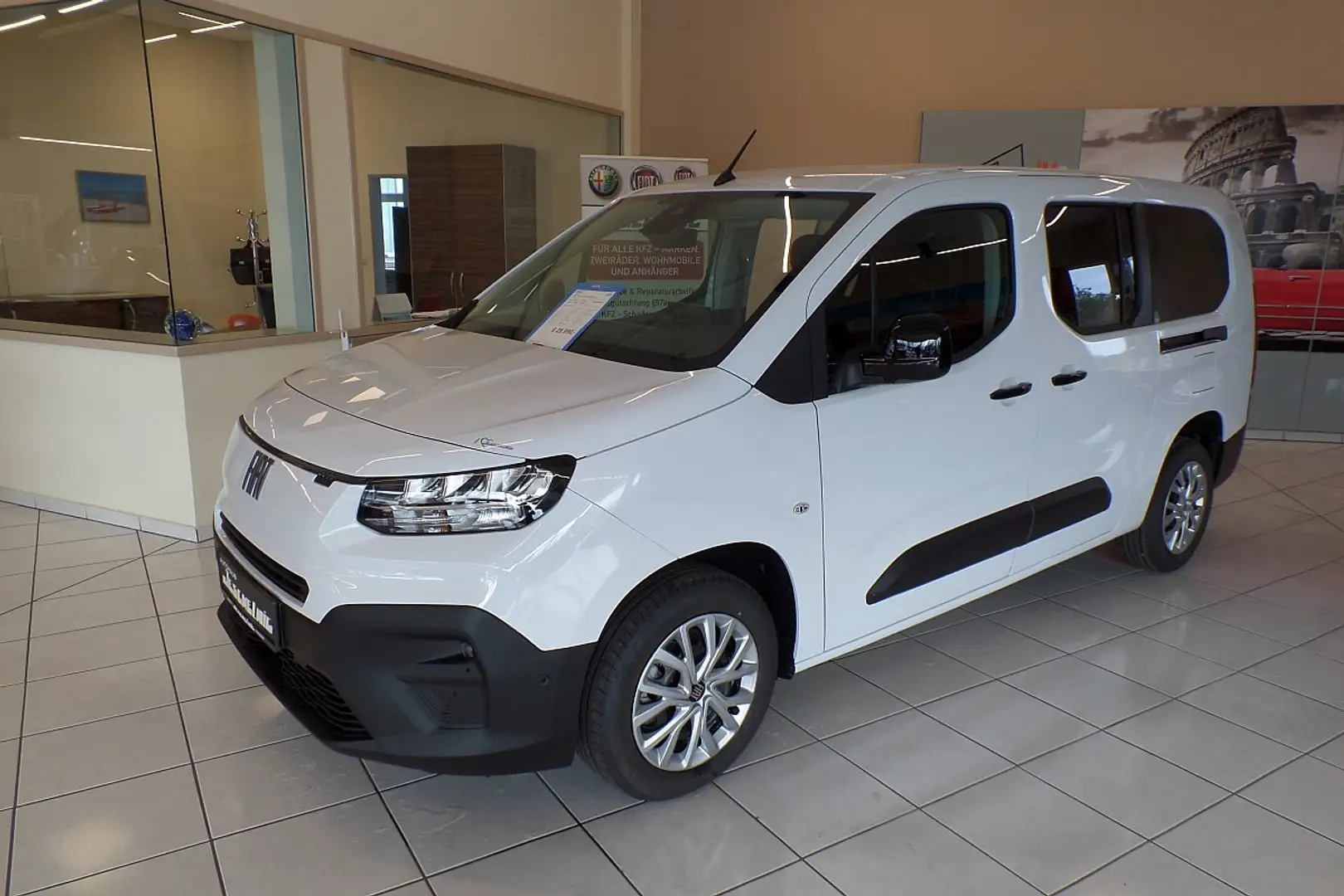 Fiat Doblo XL BlueHDi 130 S&S 6-Gang-Manuell Weiß - 1