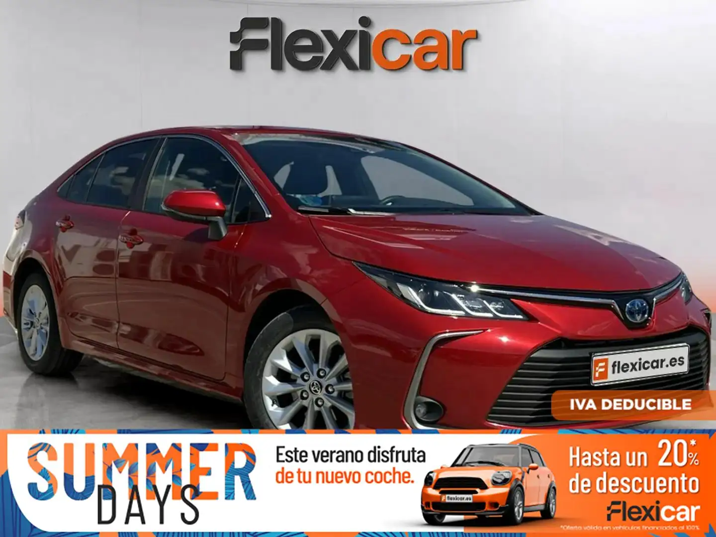 Toyota Corolla 1.8 125H BUSINESS PLUS E-CVT SEDAN Rouge - 1