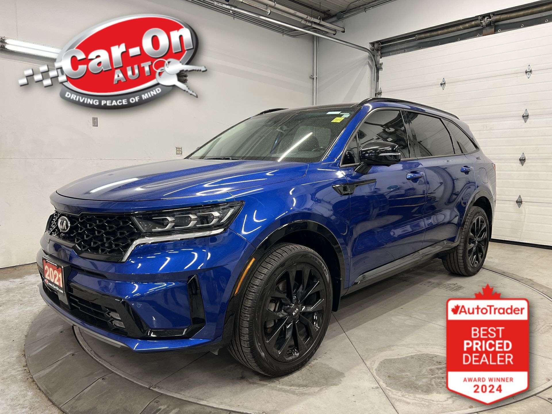 Blue 2021 Kia Sorento SX AWD SUV / Crossover All-Wheel Drive Automatic