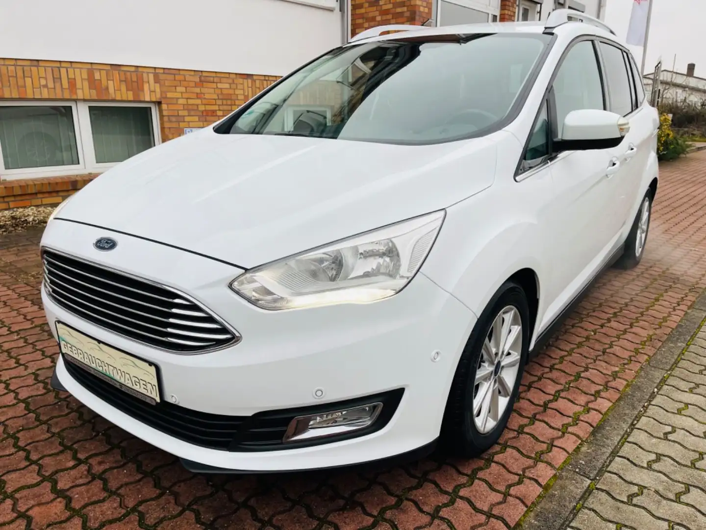 Ford Grand C-Max Navi Alu SHZ Zahnriemen NEU Weiß - 1