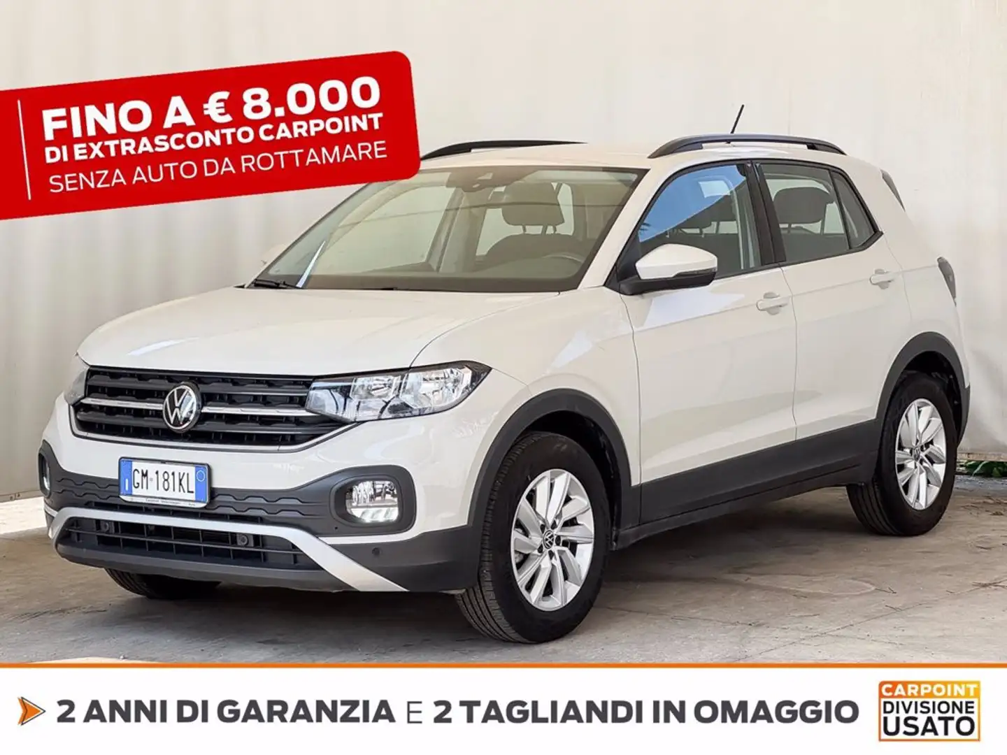 Volkswagen T-Cross 1.0 tsi style 95cv Blanc - 1