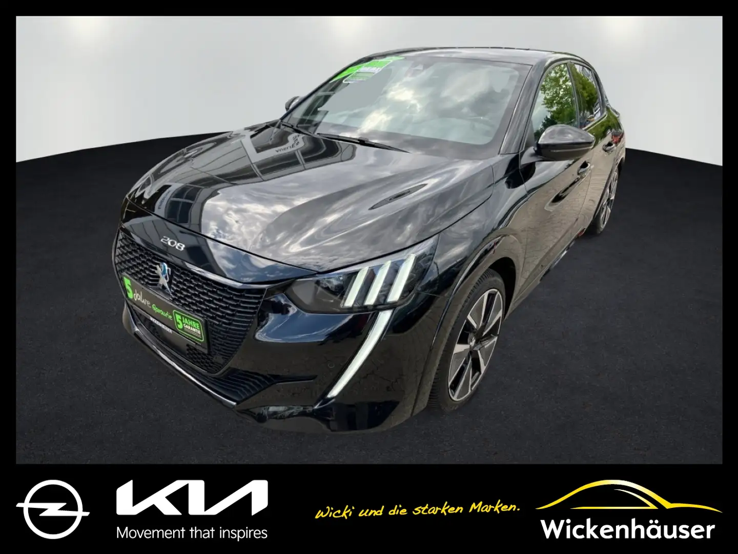 Peugeot 208 Elektromotor 136 Müdigkeitserkennungs-Senso Negro - 1