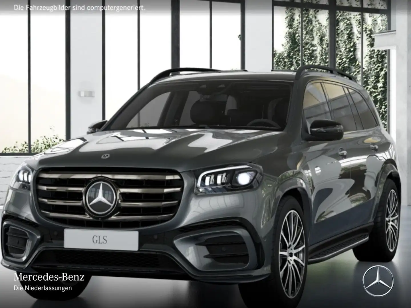 Mercedes-Benz GLS 450 4M AMG+NIGHT+PANO+360+AHK+MULTIBEAM+STHZG Grau - 2