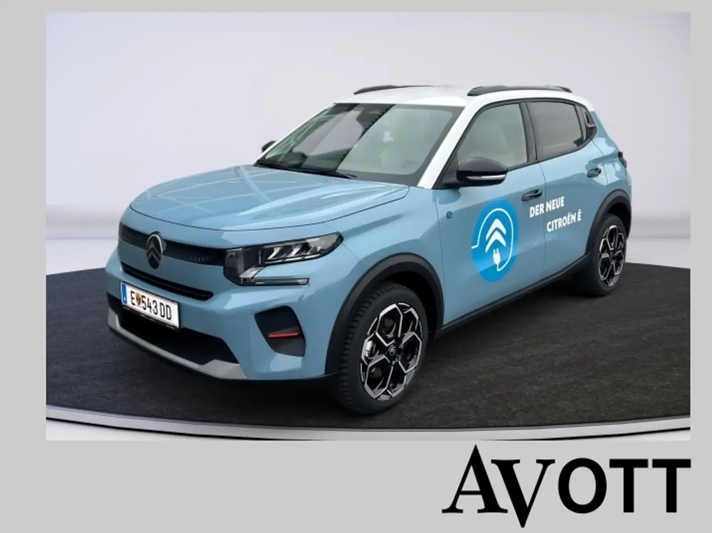 Citroen C3 e-C3 113 44kWh Max Tageszulassung Blau - 1