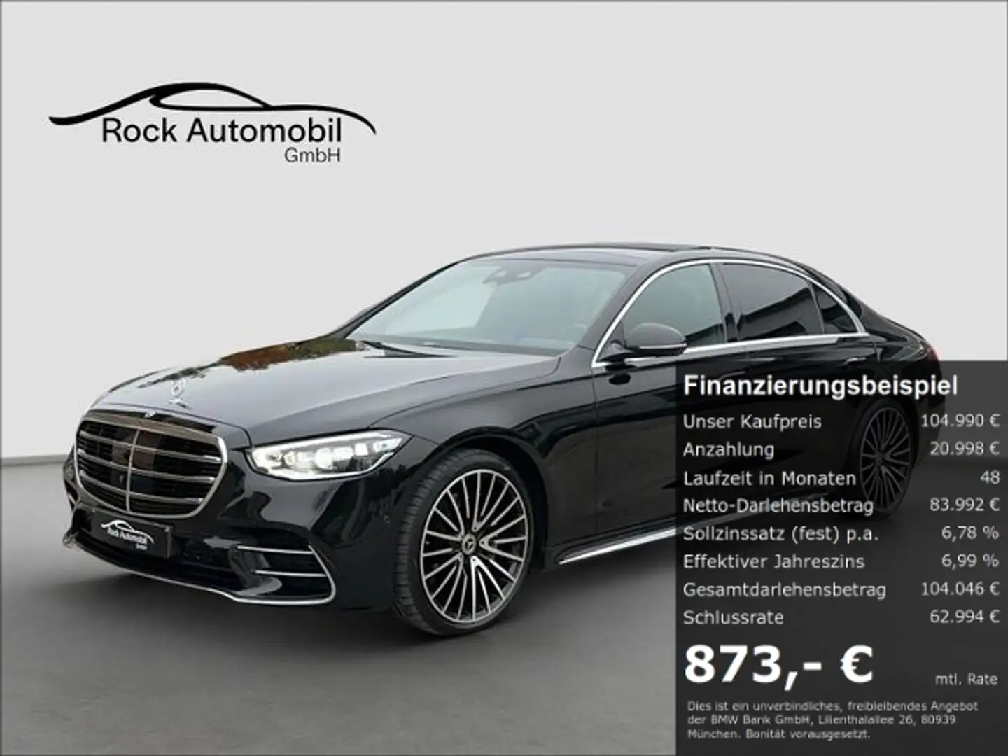 Mercedes-Benz S 400 d 4M L AMG 4D Burmester Carbon UVP 204t € Černá - 1