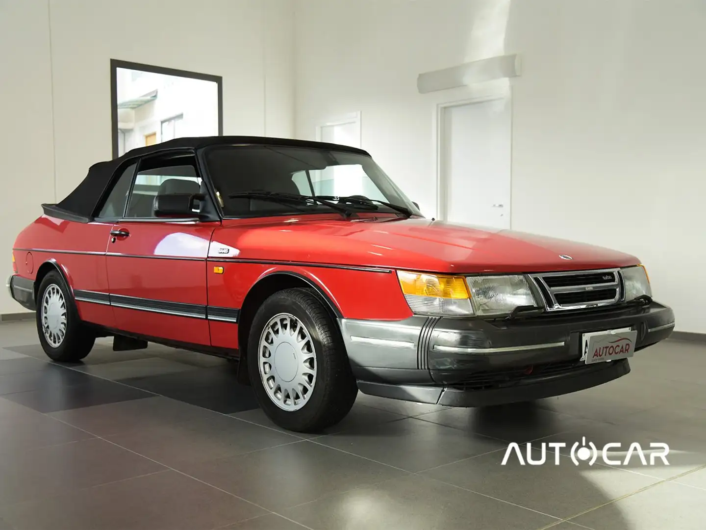 Saab 900 Turbo CABRIOLET Červená - 1