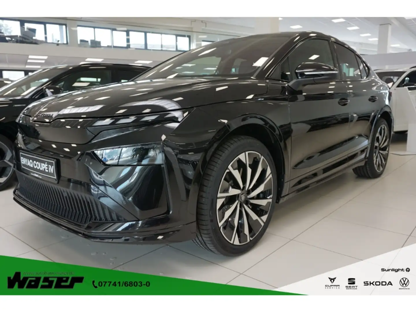 Skoda Enyaq Coupe 85 Sportline Maxx AHK Transport Winter 21''L Schwarz - 1