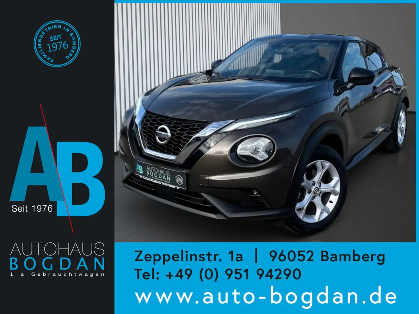 Nissan Juke Visia AHK*Navi*LED*heizb.Frontscheibe*SHZ Braun - 1