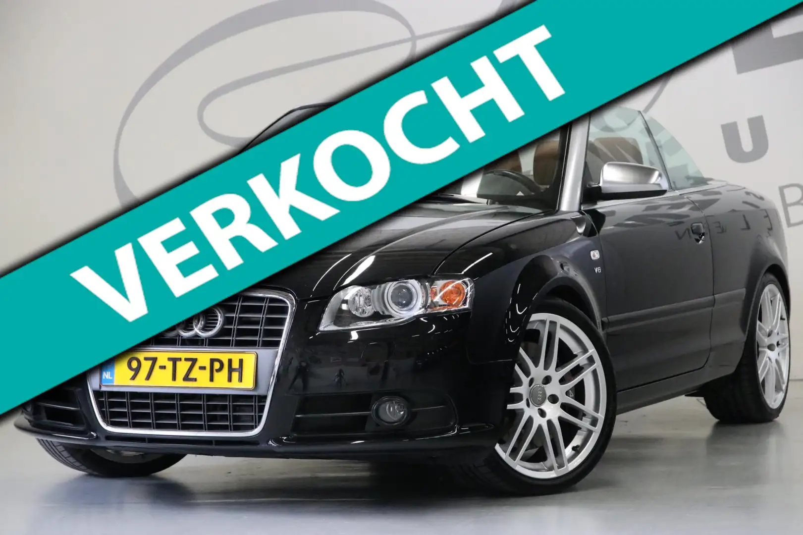 Audi A4 Cabriolet 4.2 V8 S4 carbon interieurdelen/bose/jon Noir - 1