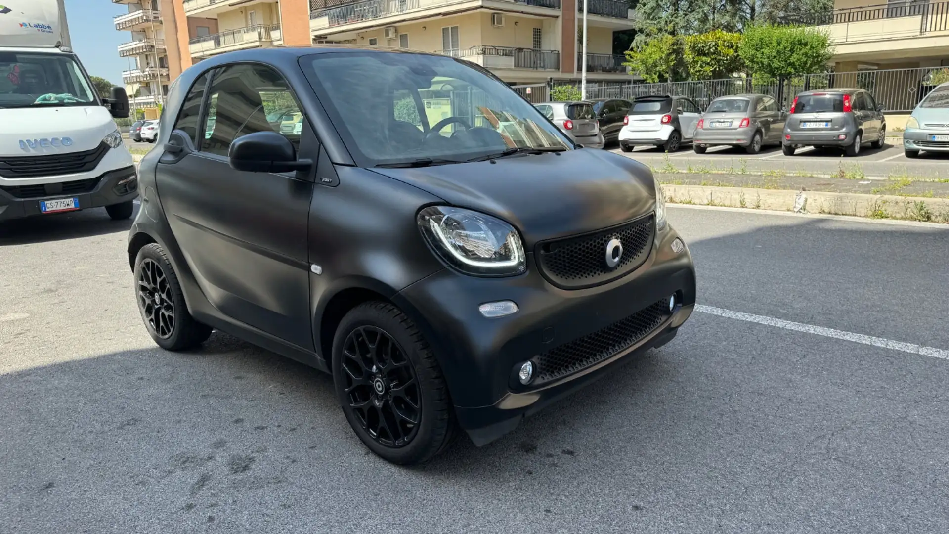 smart forTwo 90 0.9 Turbo twinamic Prime LED NAVI KAMERA PELLE Nero - 2
