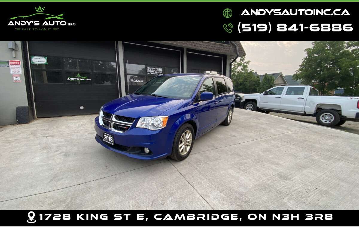 2018 Dodge Grand Caravan SXT PREMIUM PLUS ! LEATHER ! NAVIGATION ! DVD