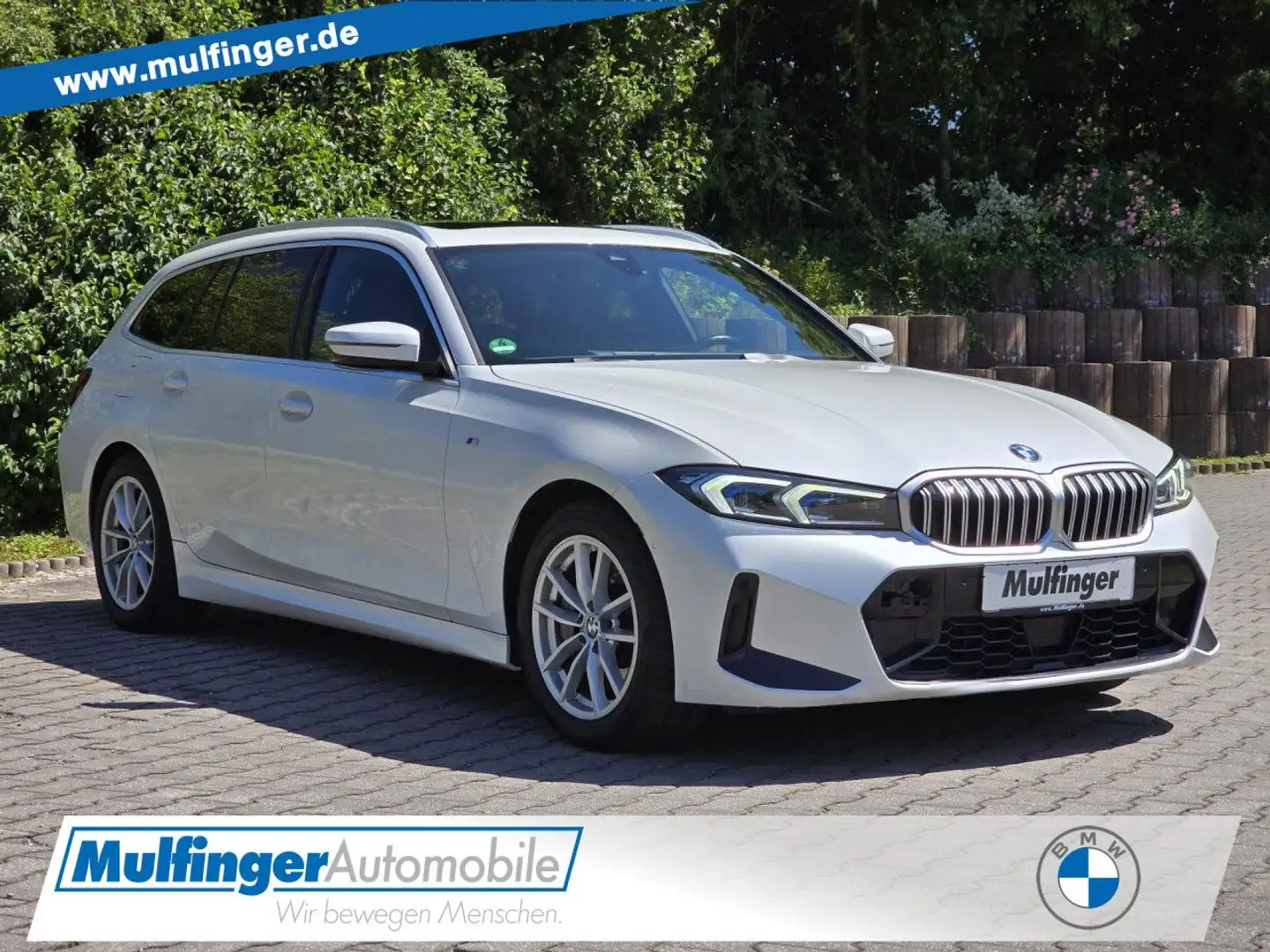 BMW 330 d T.xDr.M Sport HUD ACC Kam.PanoD.AHK Fin.494 Weiß - 1