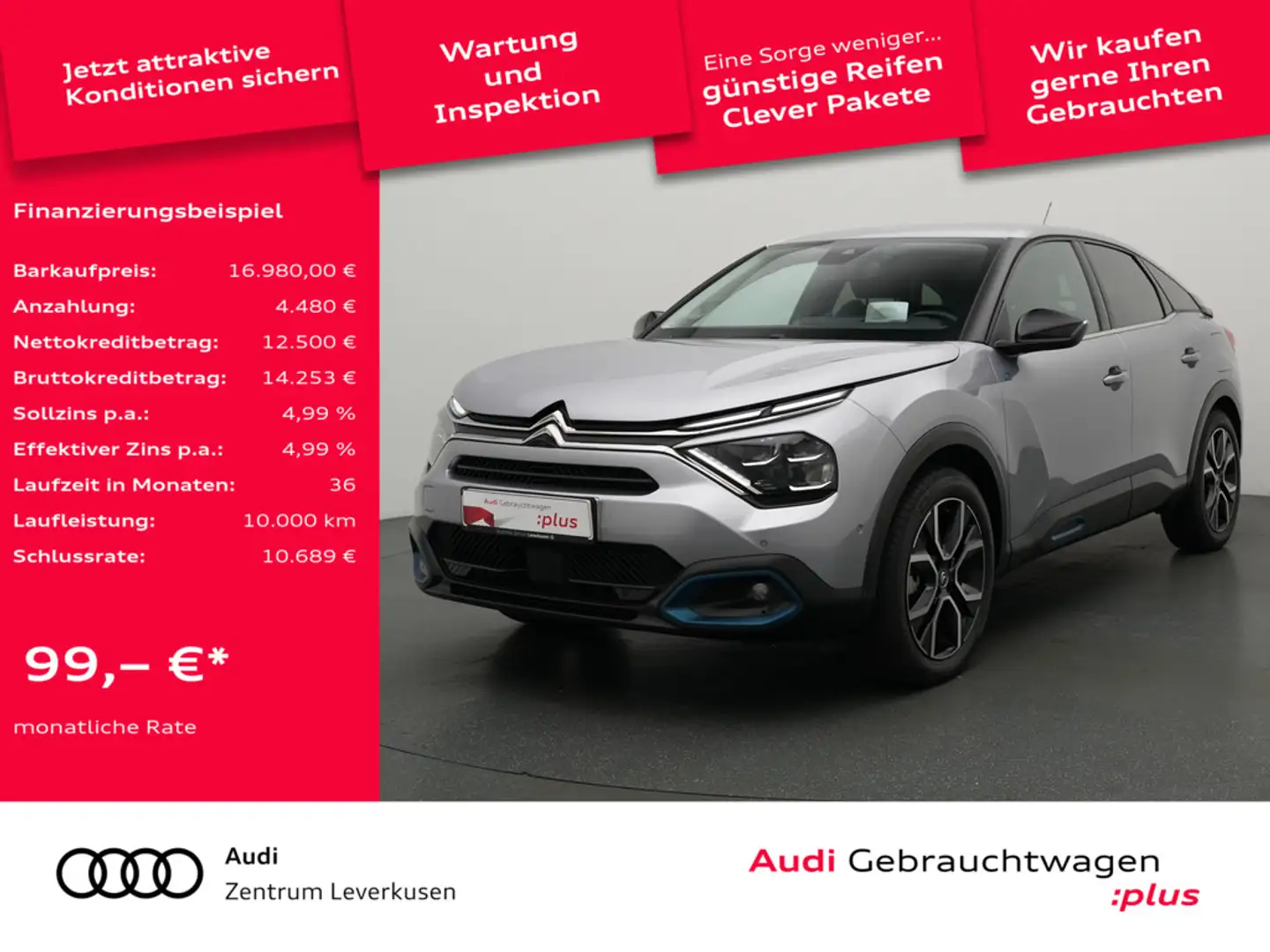 Citroen E-C4 Electric Fekete - 1