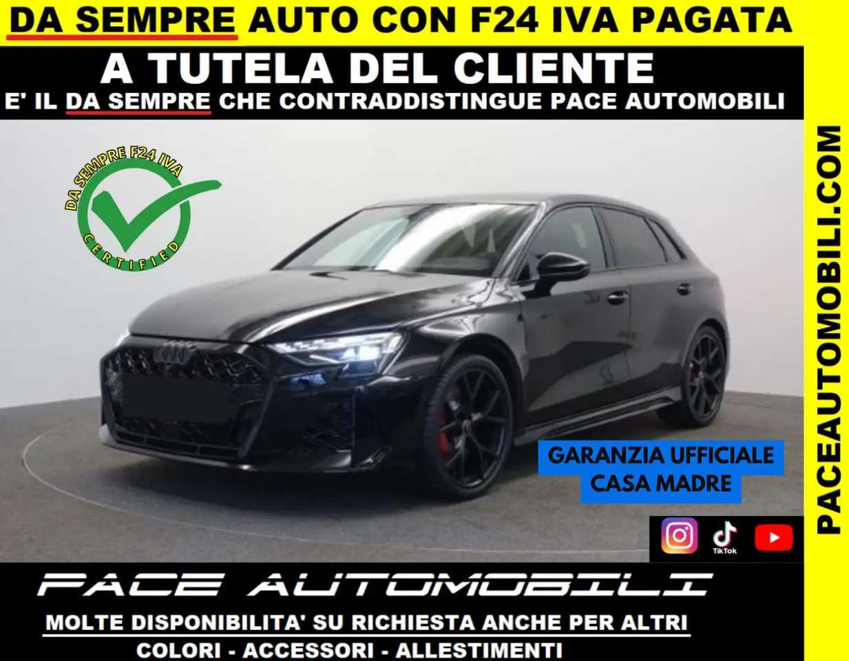 Audi RS3 NEW 2025 PELLE TETTO KAMERA 360 PDC HUD 280KM/H