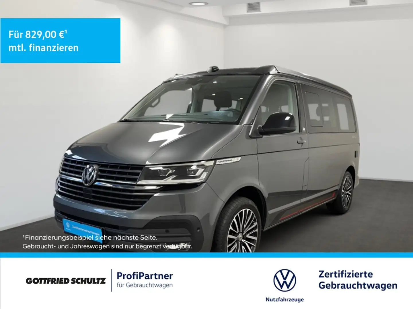 Volkswagen T6.1 California 2.0 TDI DSG Beach Edition Grau - 1