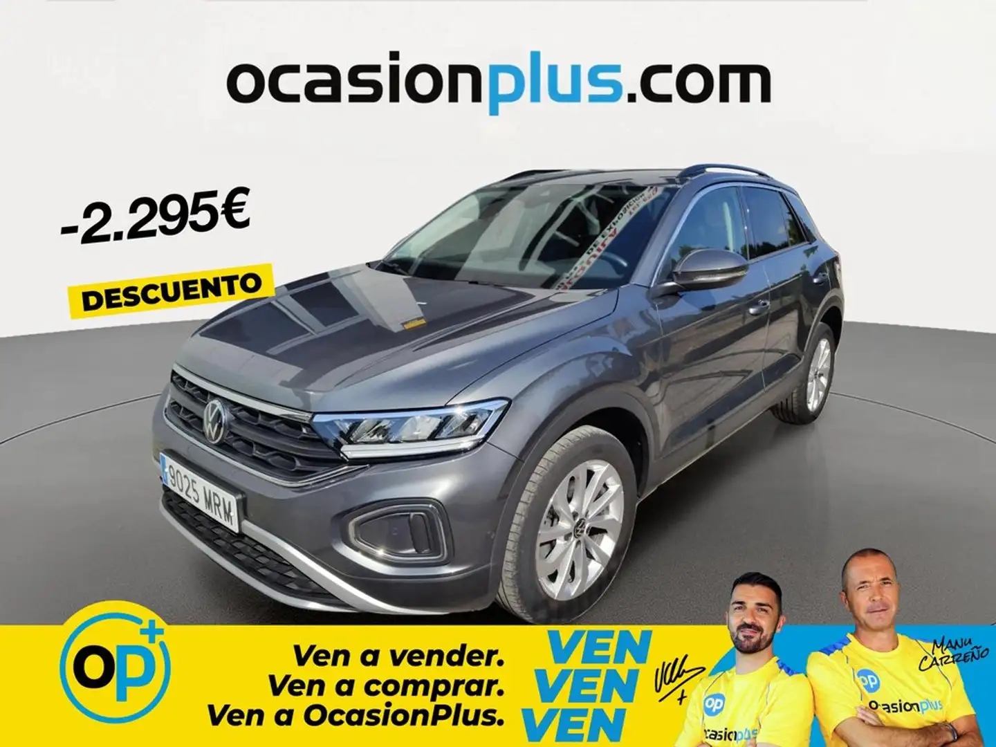 Volkswagen T-Roc 1.0 TSI Life 81kW Gris - 1
