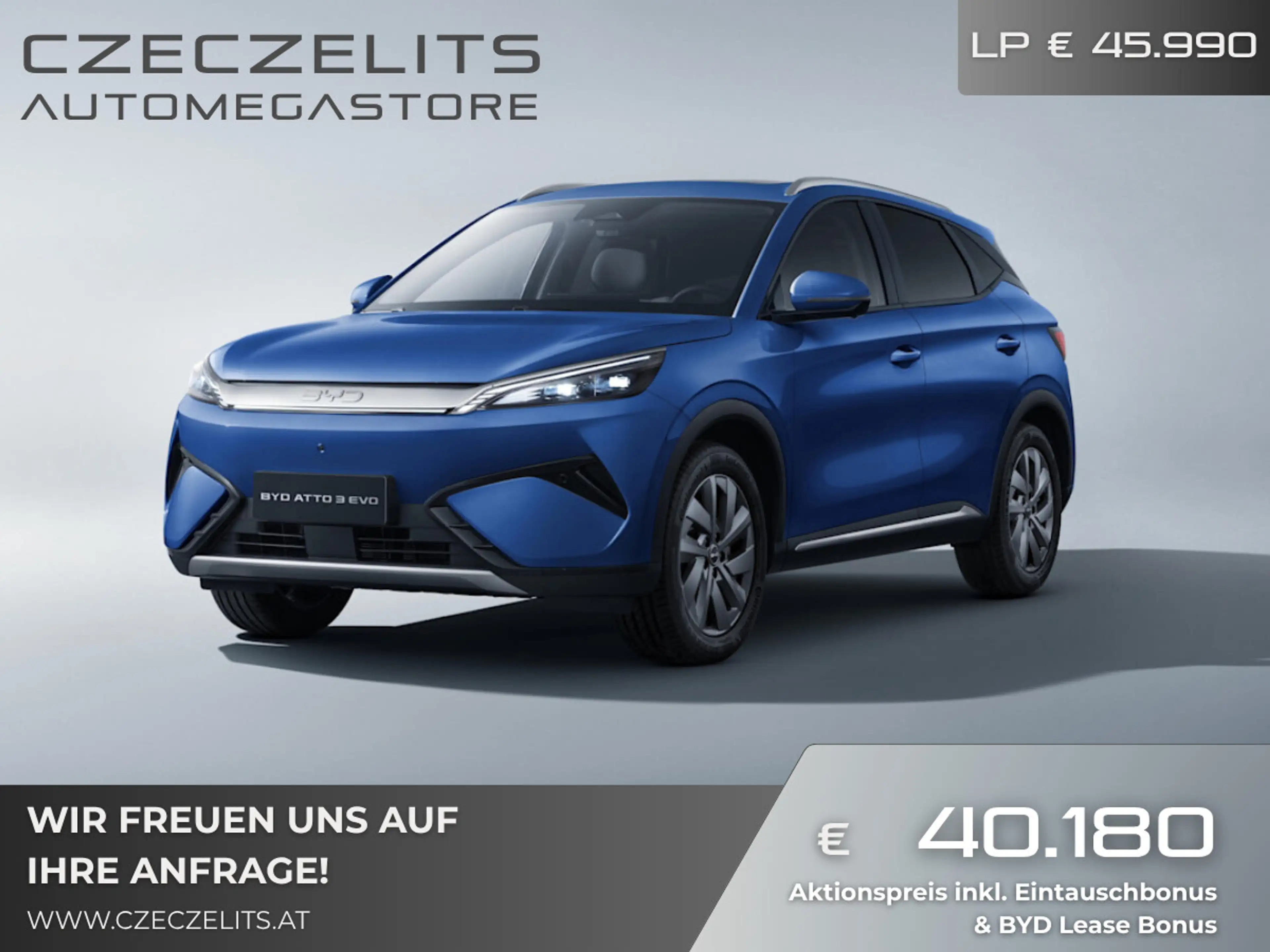 BYD Atto 3 Atto3 Evo 74,8 kWh Excellence Österreich Paket AWD