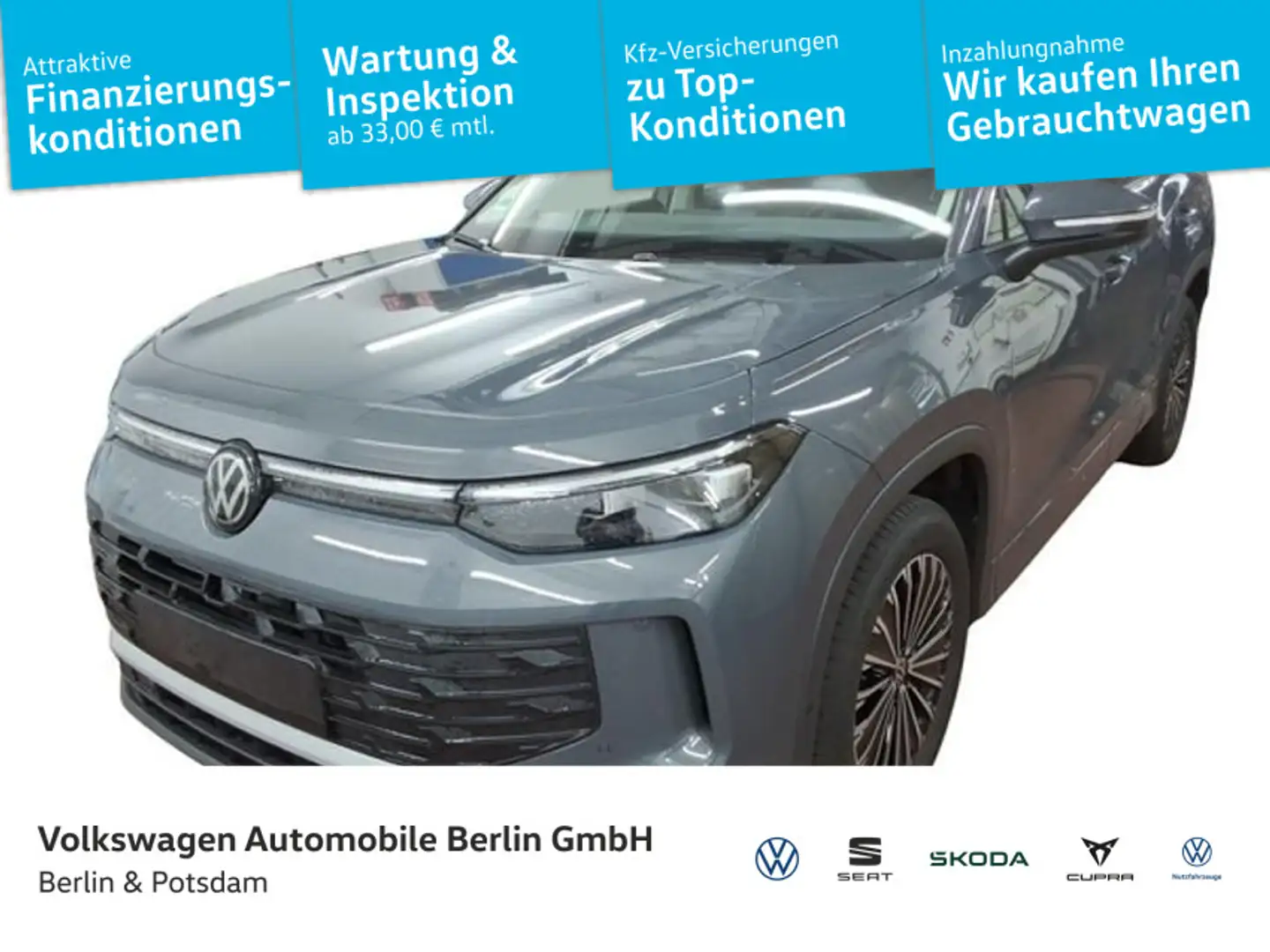 Volkswagen Tayron 2.0 TSI DSG Life 4M Navi AHK R-Kam 5J.Ga Grigio - 1