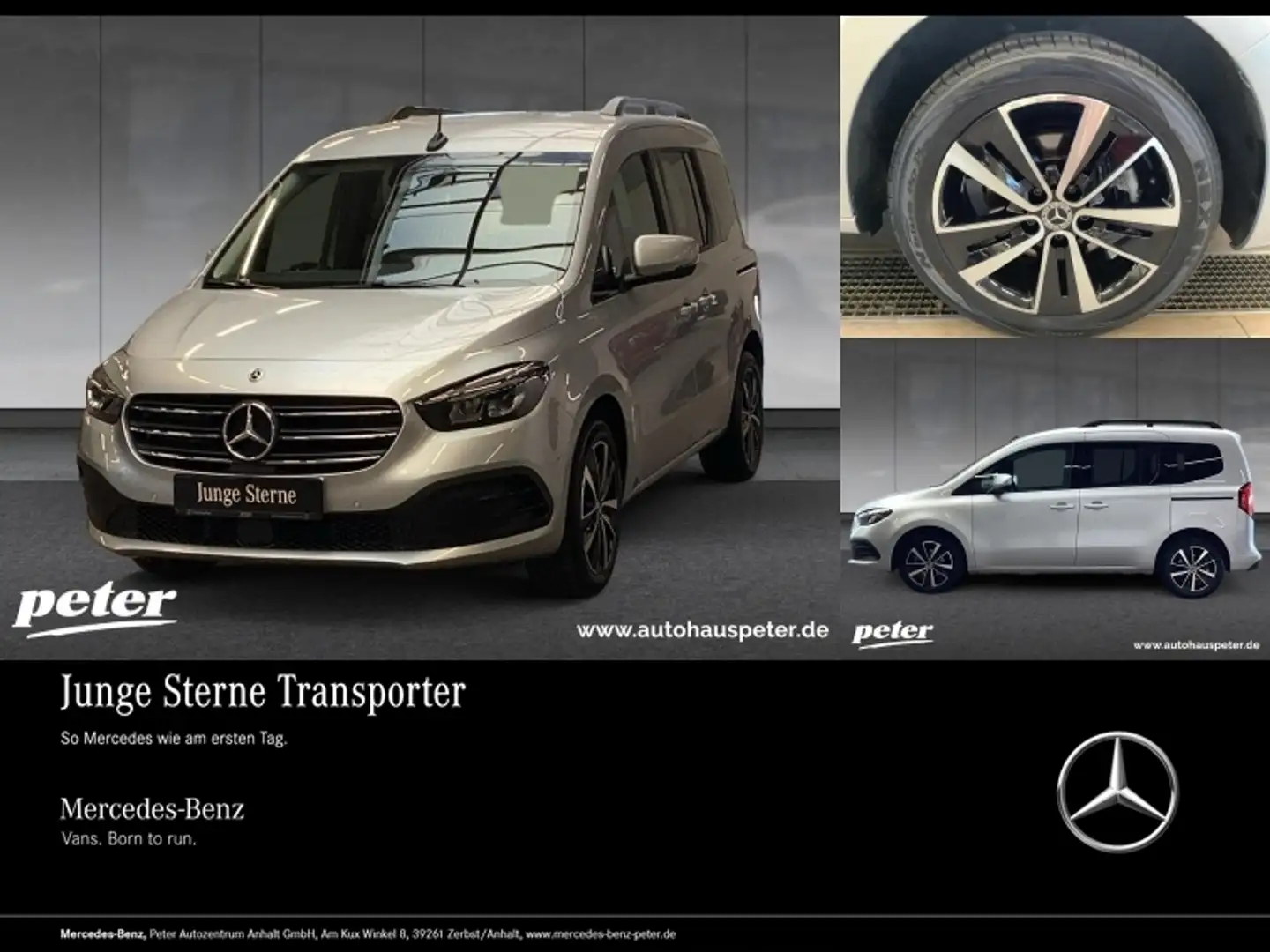 Mercedes-Benz T-Class T 180 POWER-PLUS Advantage/LED/MBUX/Totwinkel Argent - 1