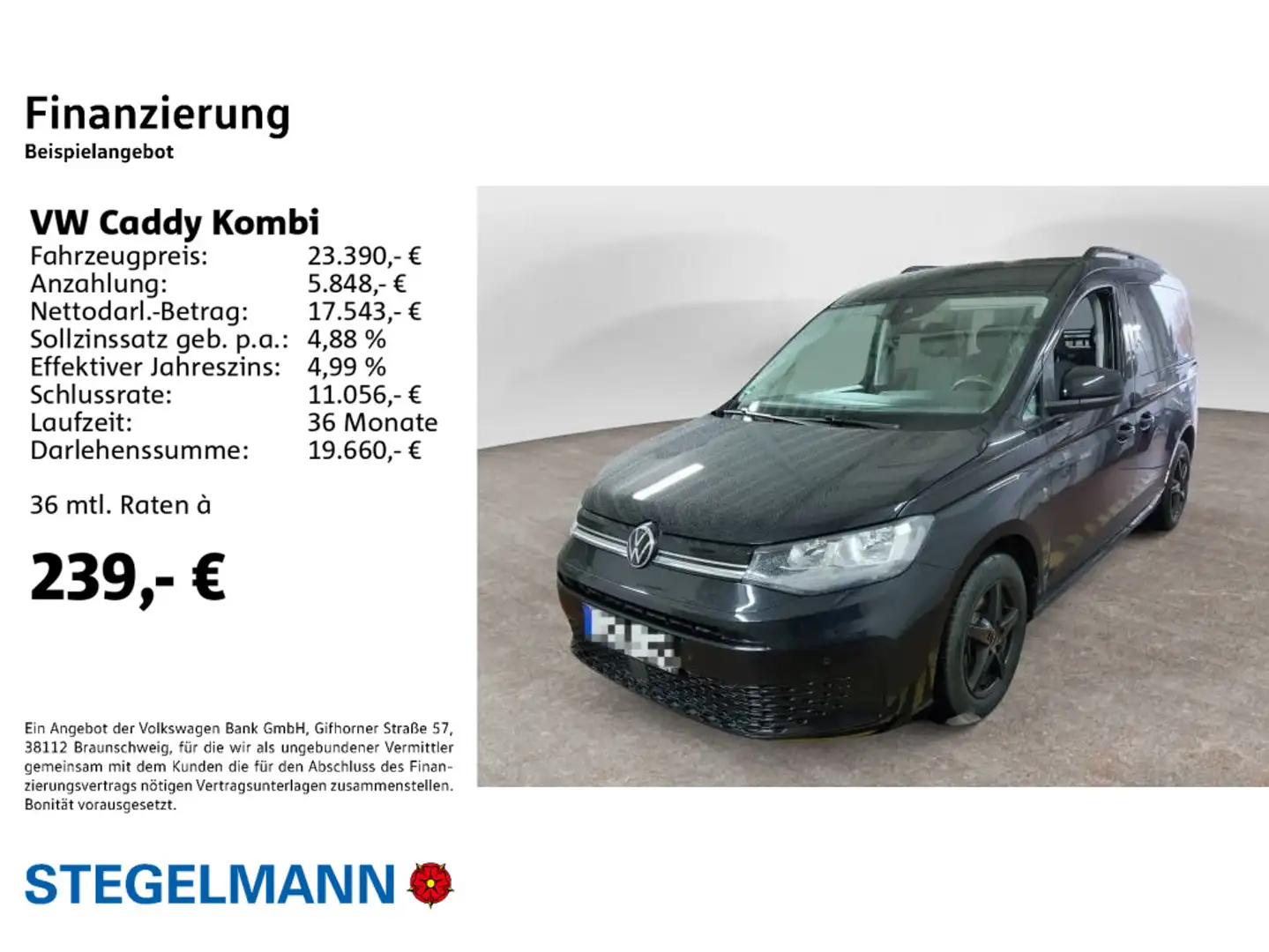 Volkswagen Caddy 1.5 TSI Life *Klima*PDC*Sitzheizung* Zwart - 2