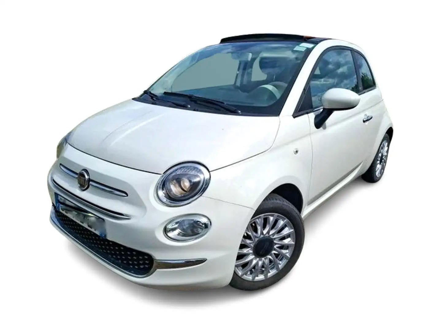Fiat 500C 1.0 HYBRID 70CV DOLCEVITA Bianco - 2