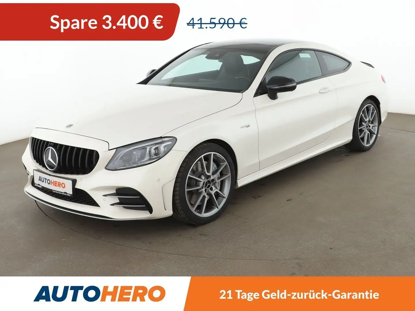 Mercedes-Benz C 43 AMG C 43 AMG 4Matic Aut.*NAVI*TOT*SPUR*SHZ*PDC* White - 1