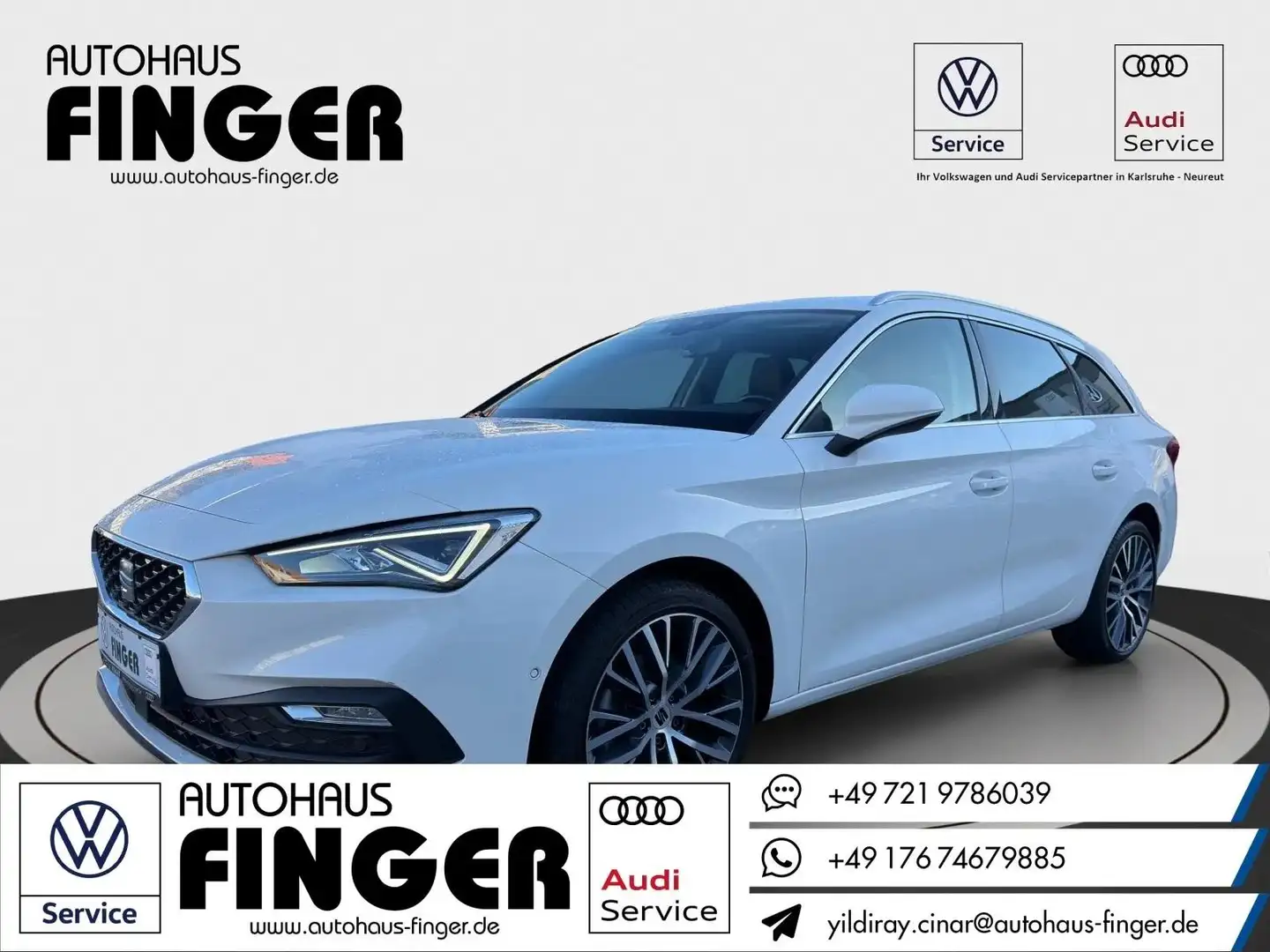 SEAT Leon Sportstourer 1.5 TSI Xcellence*LED/Navi/SHZ Weiß - 1