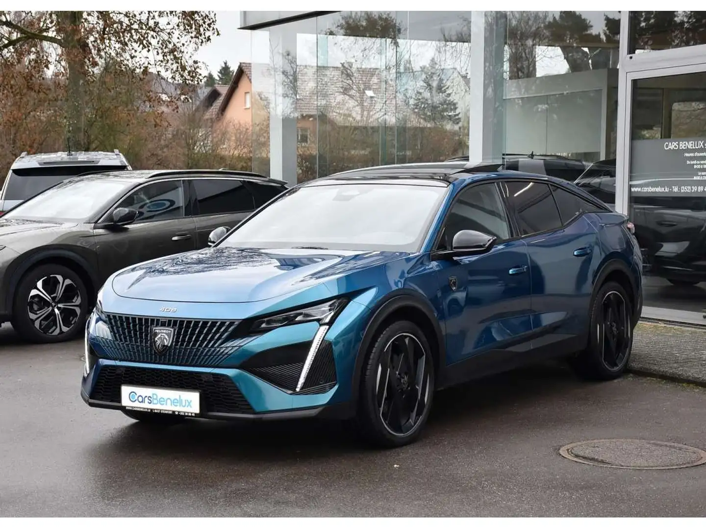 Peugeot 408 1.6 PHEV Hybrid GT EAT8 TO FOCAL CAM360 1 MAIN Bleu - 2