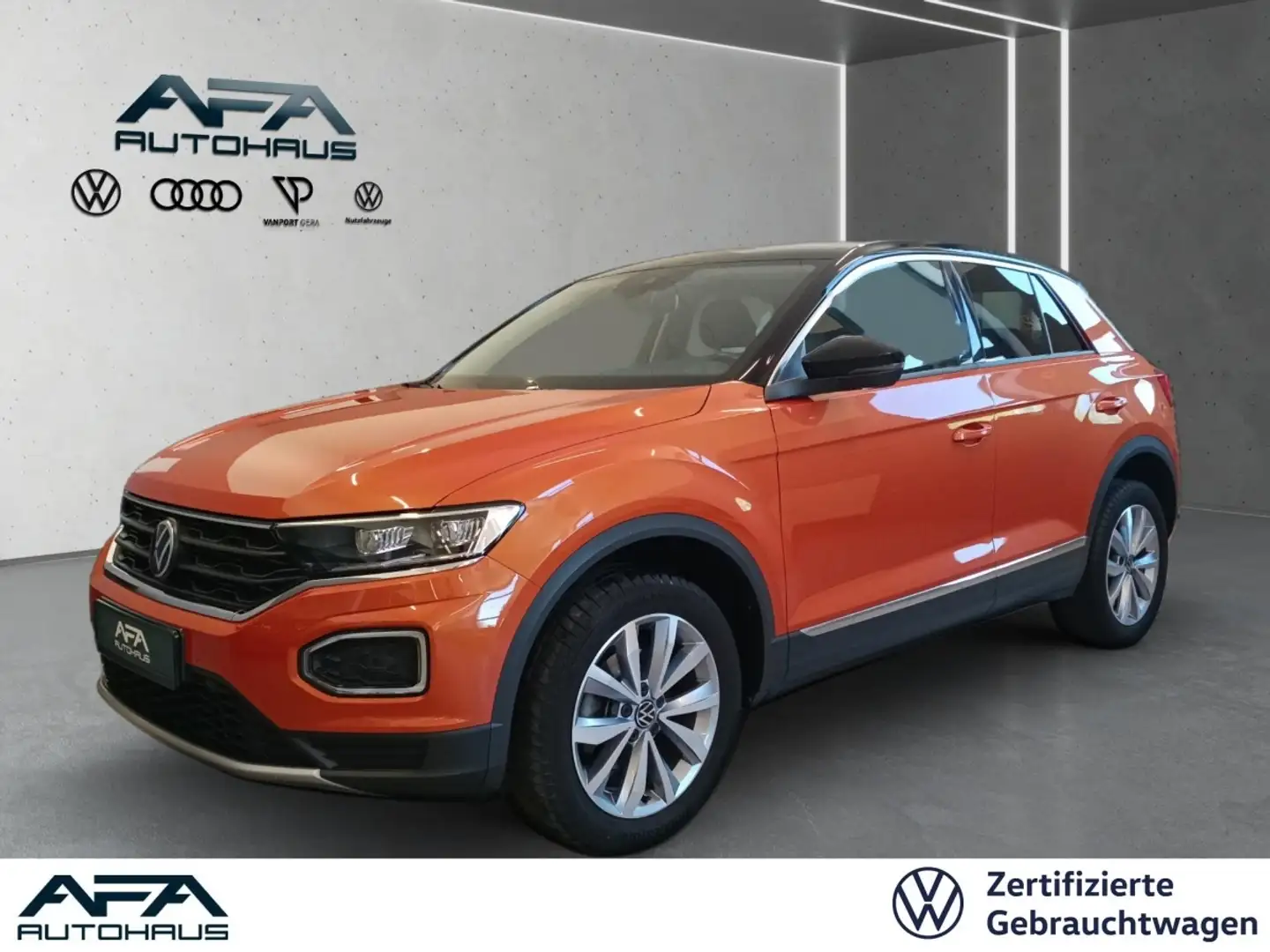 Volkswagen T-Roc 1.5 TSI Style DSG LED*Navi*ACC*RFK Oranje - 1