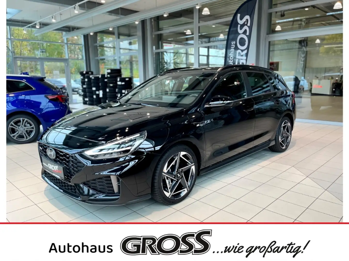 Hyundai i30 N-Line Facelift Rückfahrkamera Sportpaket Navi LED Schwarz - 1