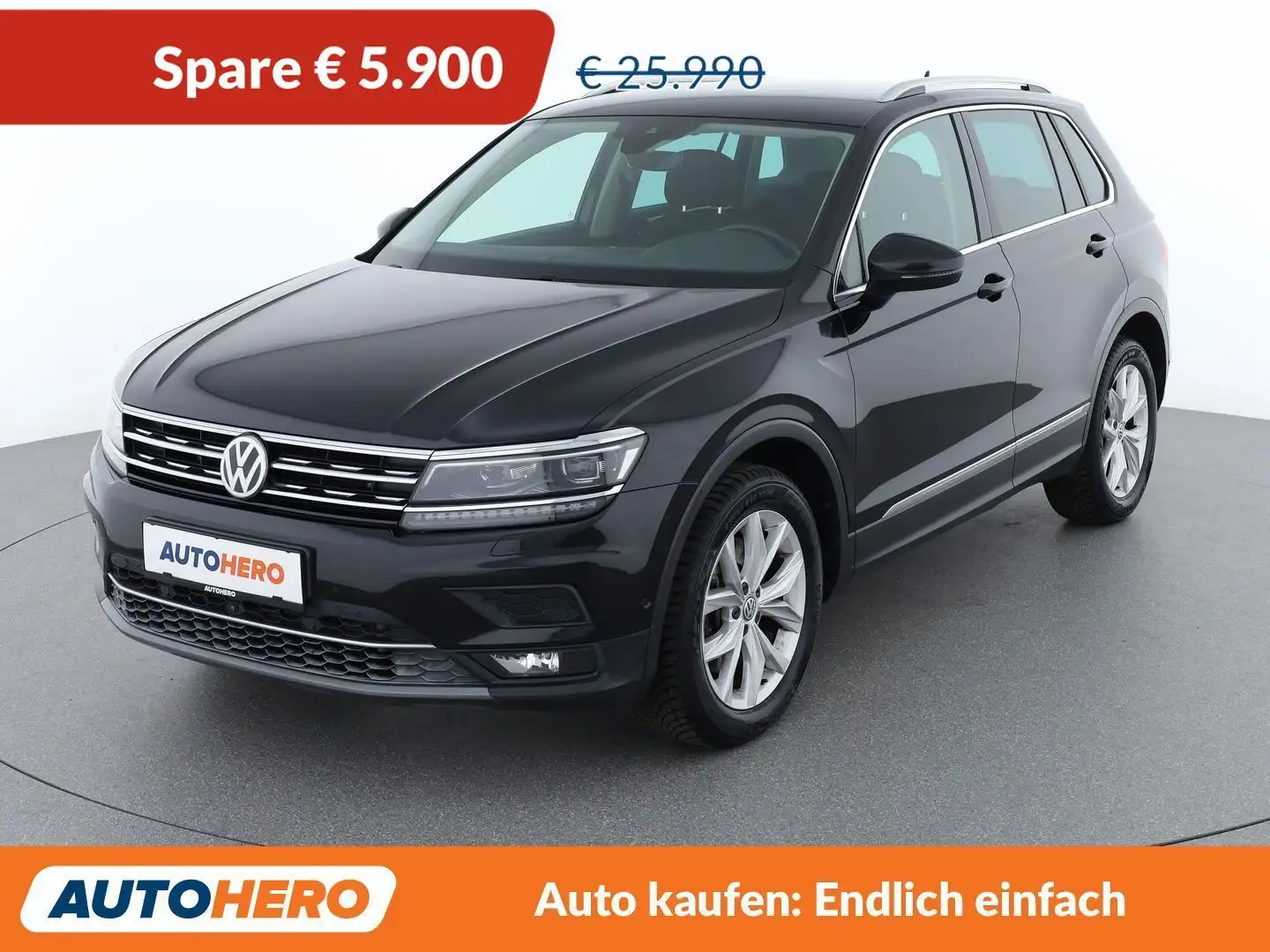 Volkswagen Tiguan 2.0 TSI Highline 4Motion BlueMotion Schwarz - 1