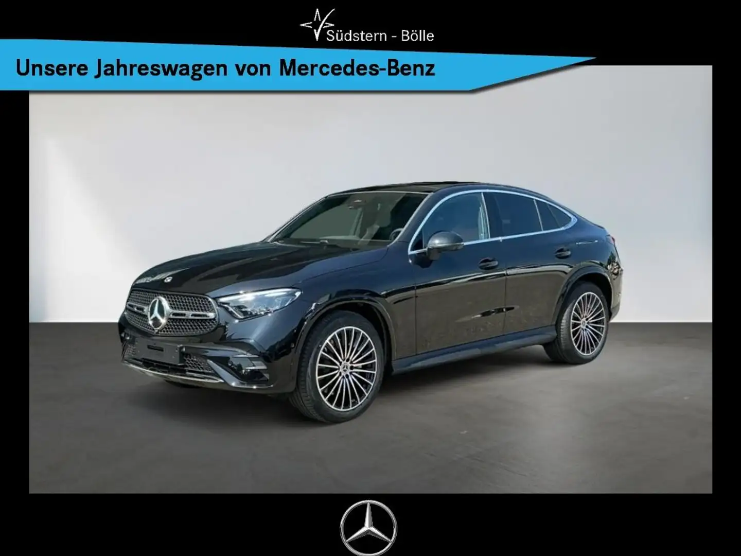 Mercedes-Benz GLC 220 d 4M Coupe +AMG+SHZ+MEMORY+NAVI+AMBIENTE Noir - 1