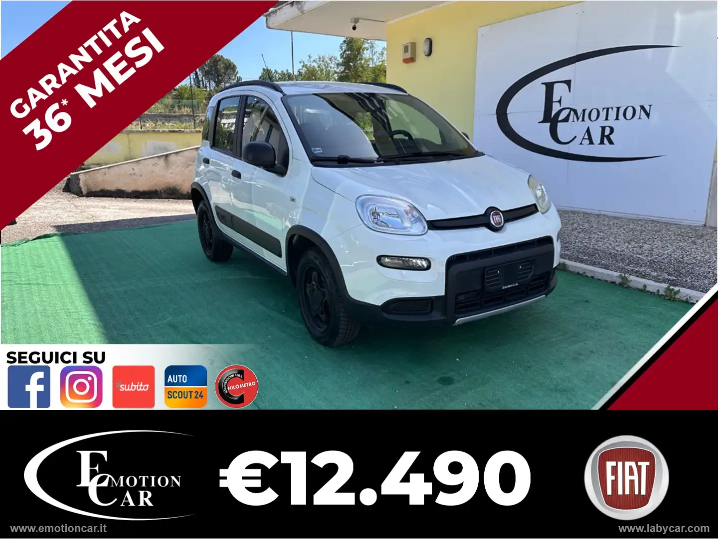 Fiat Panda 1.3 MJT 95 CV S&S 4x4 ELD - 2017 Blanco - 1