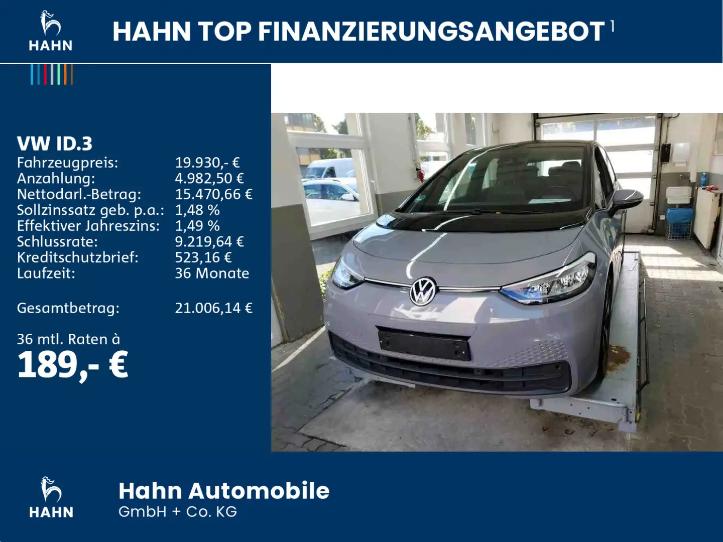 Volkswagen ID.3 Pure Performance City LED Nav ACC APP Sitzh Grau - 2